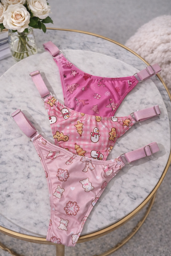 colaless estampadas rosas pack x6