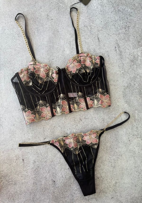 conjunto erótico cadenas pack x6