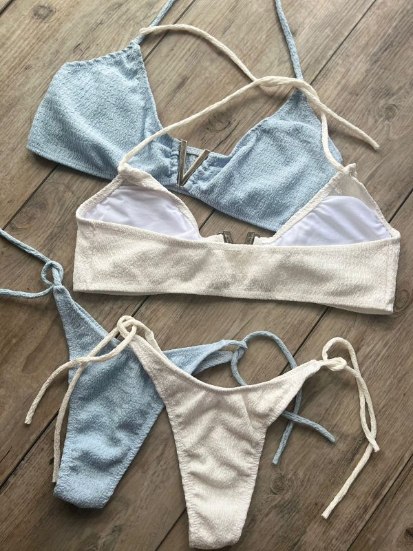 bikini lycra avíos corte v pack x6